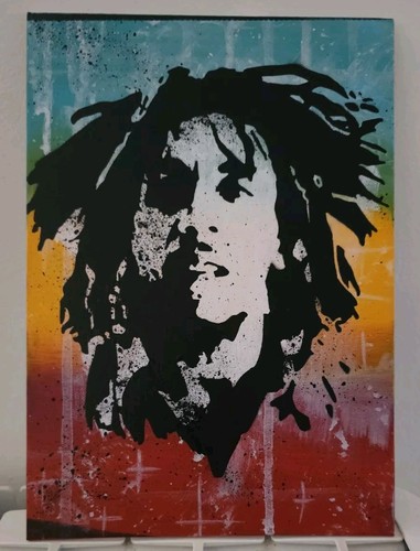 Bob marley original acrylic - bob,