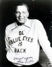 FRANK SINATRA AUTOGRAPH SIGNED PP PHOTO POSTER