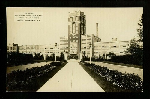 Wurlitzer plant real photo - wurlitzer,
