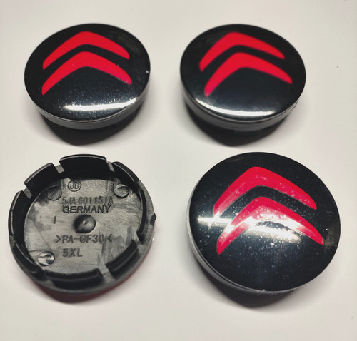 Citroen 56mm black red - 56mm, /