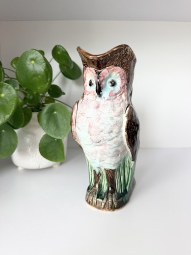 Antique majolica pitcher - antique,