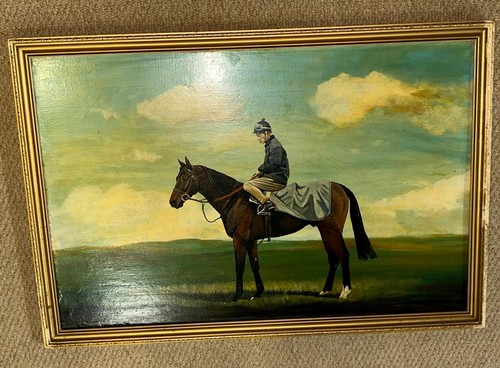 Vintage framed horse - vintage,
