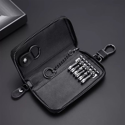 Genuine leather keychain - genuine,