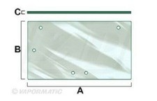 For CASE IH XL Cab Rear Window