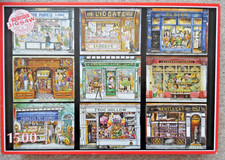 JIGSAW PUZZLE, 1,000 PIECES, "W.H.SMITH - WINDOW SHOPPING" COMPLETE & GOOD COND.