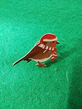RSPB Christmas Robin Badge (756)