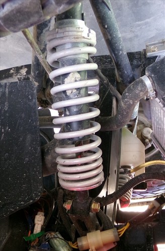 Front shock absorber - absorber, lh