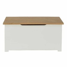 White Oak Ottoman Blanket Box