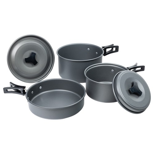 3pc camping pan set - pan, cooking