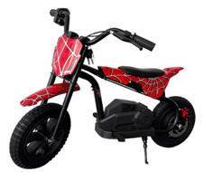 24V Dirt Bike Spider Motorbike 12" Child Kids Electric Brushless Bluetooth 200W