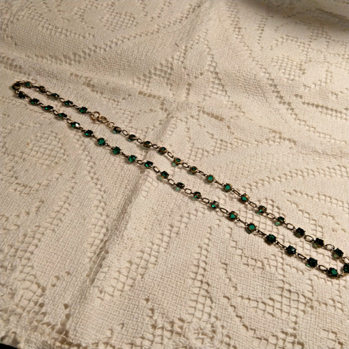 Vintage emerald green - emerald, glass