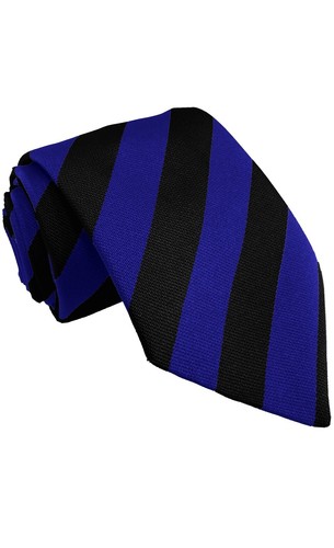 Block stripe school tie - block, high