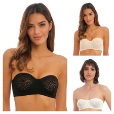 Wacoal Halo Lace Bra Strapless Underwired Stretch Lace Womens Lingerie 854205