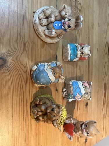 Ceramic rabbit figurines - rabbit,