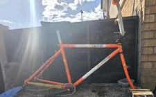 Orange Clockwork Frame And Fork Original 1980's
