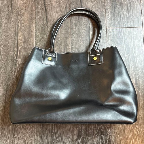 Agnes leather tote bag - b,