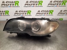 BMW 3 SERIES Headlight E46 Coupe / Convertible N/S Passenger Left 63127165897