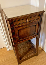 A lovely vintage circa Edwardian era Tiled Top Washstand