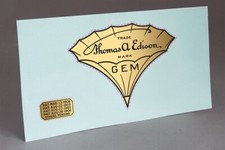 PRECUT 2 EDISON GEM (BLACK) &