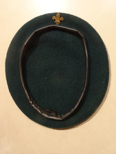 Scout Green Beret with Metal Badge (1970s)