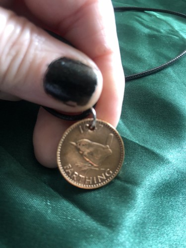 Years old farthing coin - old,
