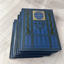 THE HISTORY OF FREEMASONRY BY ROBERT F GOULD COMPLETE SET 6 VOLUMES MASONIC 1920