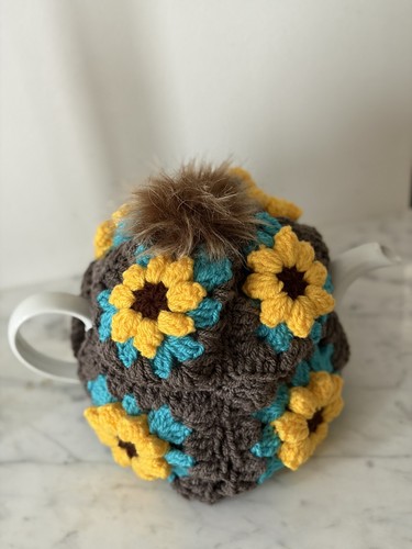 Handmade sunflower brown