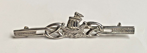 Antique c1930 solid - solid, silver