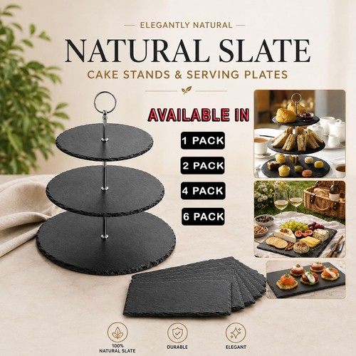Pack natural slate - 1/2/4/6,