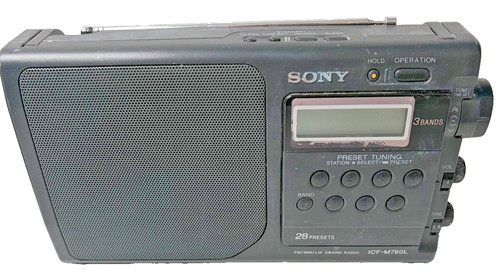 Sony icf m760l band radio - icf-m760l,