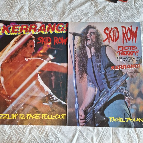 Skid row rare kerrang 8 - skid, kerrang!
