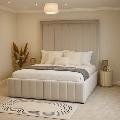 High headboard ottoman - high,