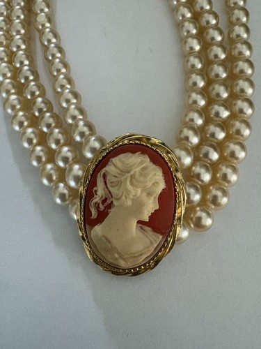 Vintage sphinx strand cameo - 3,