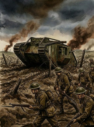 British ww1 mark 1v - mark,