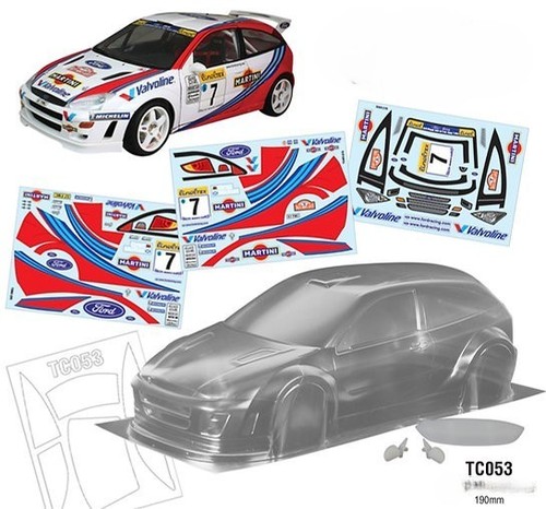 Car clear body shell - rc, 1/10