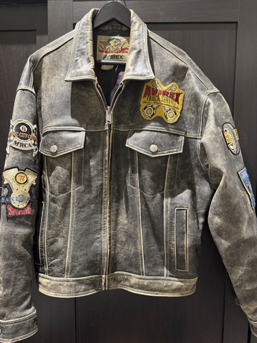 Rare vintage avirex leather - vintage,