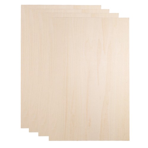 4pcs 2mm basswood plywood - basswood,