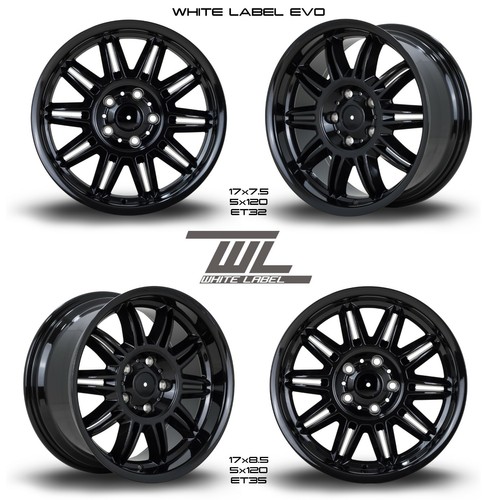 White label evo staggered - white,