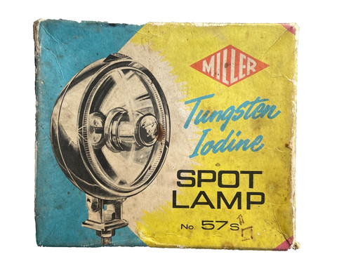 Miller tungsten iodine - , spot