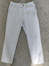 H&M Mens Trousers Size S Grey