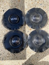 Black Mini Cooper Centre Caps