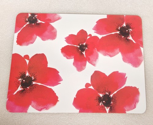 4pc red poppy - red, table