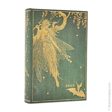 Paperblanks Olive Fairy Mini Day a Page Hardcover 12-Month Diary 2026
