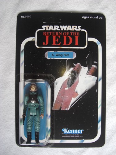 Vintage star wars - a-wing, pilot