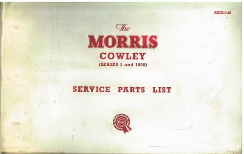 Morris cowley series 1500 - morris, 1