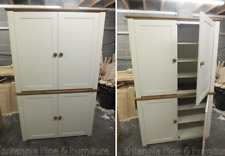  Large Painted 2 Door Linen Cupboard- IVORY-BESPOKE SIZES COLOURS AVAILABLE