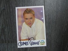 James Tanner Ready Steady Cook Chef TV Show Presenter Original Hand Signed Card