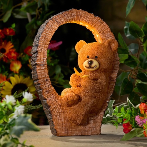 Solar teddy bear garden - solar,