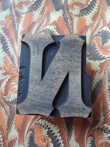 Large wooden letterpress - large,
