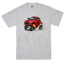 Morris Minor T Shirt Hot Rod Gasser 3 Colours Small - 5XL